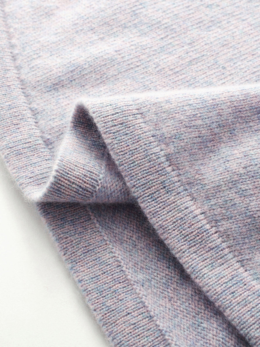 COMOBOCA 100% Cashmere Women's Turtleneck Knit Sweater