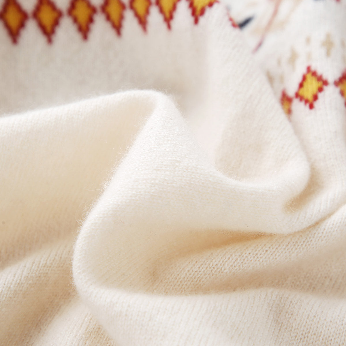 COMOBOCA 100% Cashmere Cozy Nordic Inspired Cardigan