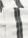 COMOBOCA Women's Striped Round Neck Knit Sweater