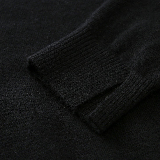 COMOBOCA 100% Cashmere Women's Button-Accent Sweater