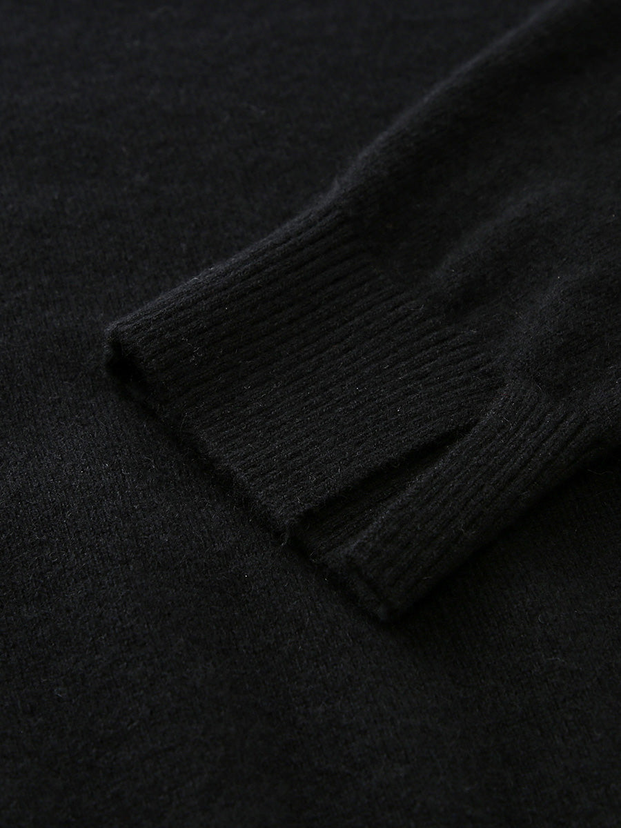 COMOBOCA 100% Cashmere Women's Button-Accent Sweater