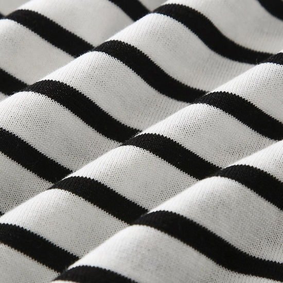 COMOBOCA Women's Striped Button-Up Cardigan