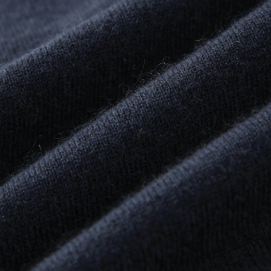 COMOBOCA 100% Cashmere Women's Button Down Contrast Cuff Knit Sweater