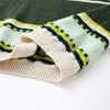 COMOBOCA 100% Cashmere Colorful Geometric Knit Vest