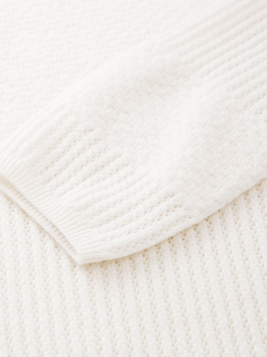 COMOBOCA 100% Wool Women's Sweater Extra Size Knit Hoodie