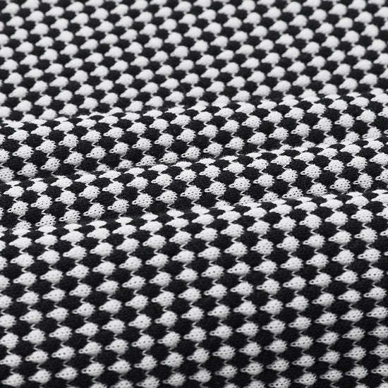 COMOBOCA Women's Houndstooth Pattern Knit T-Shirt