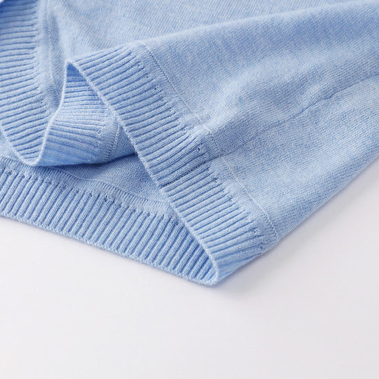 COMOBOCA Women's Heart Button Cropped Ruffle Bell Cardigan