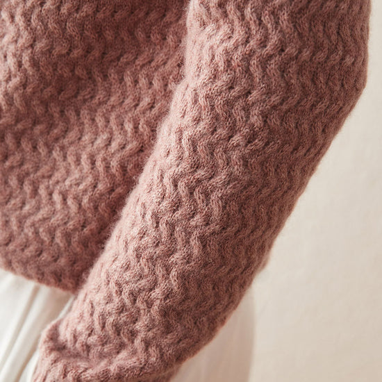 COMOBOCA 100% Cashmere Women's Mock Neck Knit Sweater