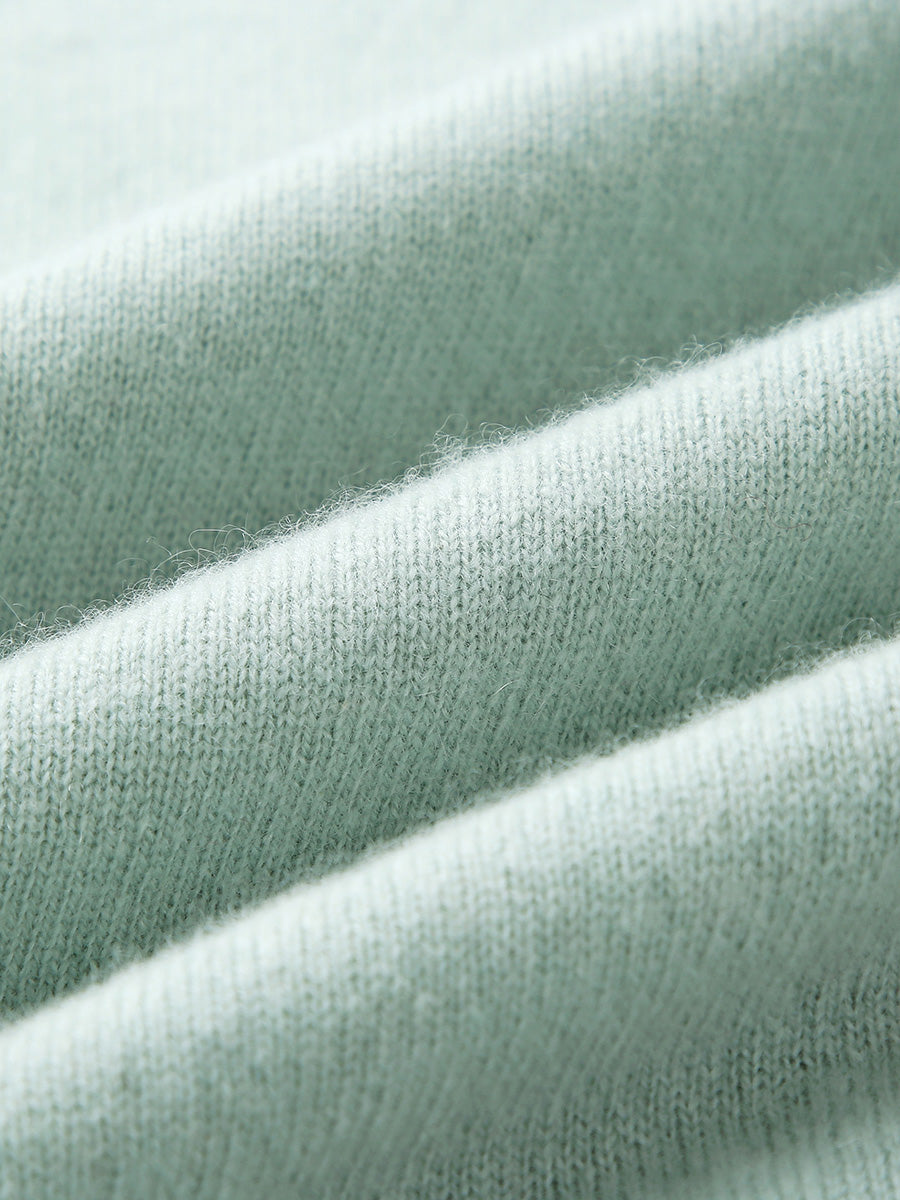 COMOBOCA 100% Cashmere Women's Pearl-Trimmed Knit Sweater