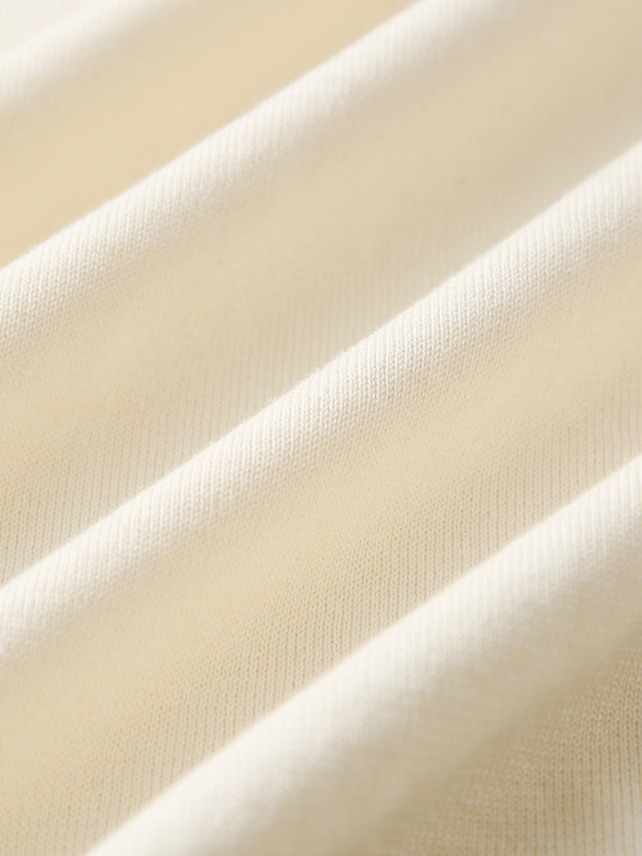 COMOBOCA Women's Retro Ringer Cotton Silk T-Shirt