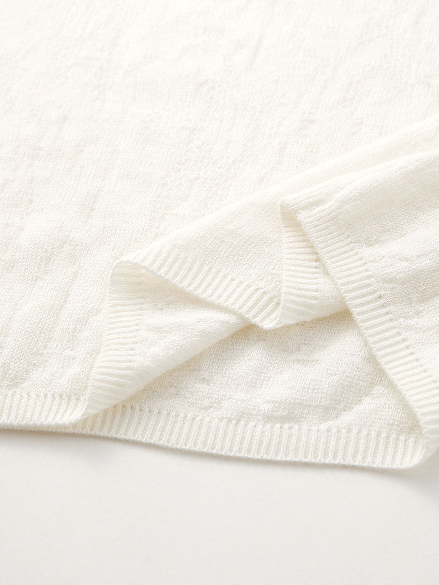 COMOBOCA Women's Round Neck Knit Sweater