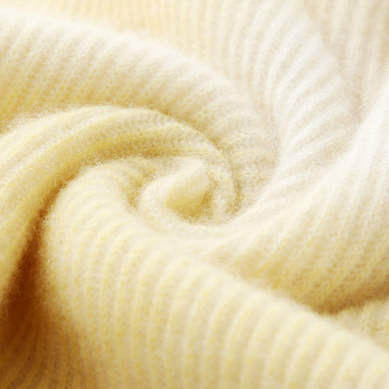 COMOBOCA 100% Cashmere Women's Gradient Color Knit Sweater