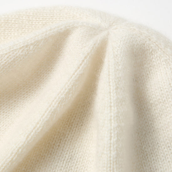 COMOBOCA 100% Cashmere Classic Slouchy Beanie