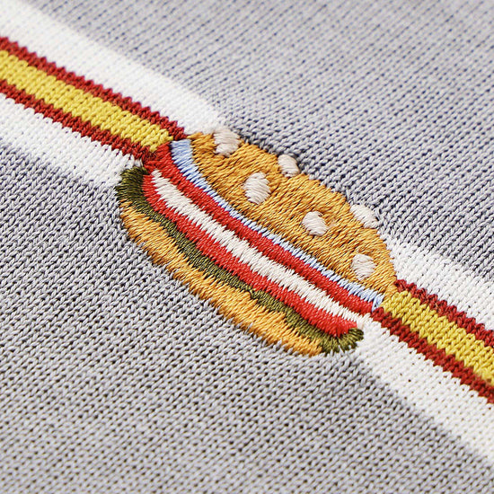 COMOBOCA Women's Layered Striped Round Neck Knit Sweater