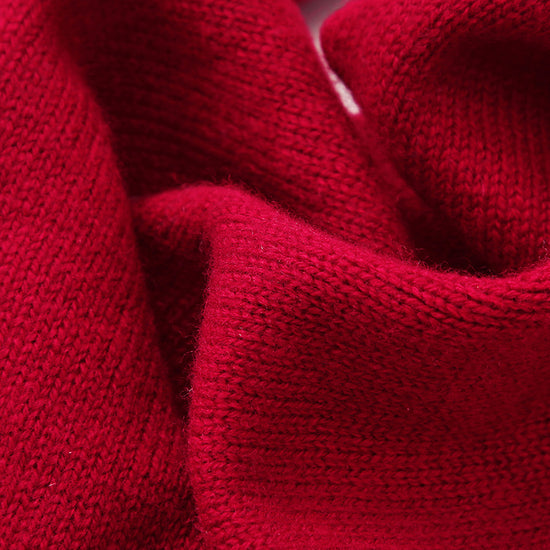COMOBOCA 100% Wool Elegant Ribbed Scarf