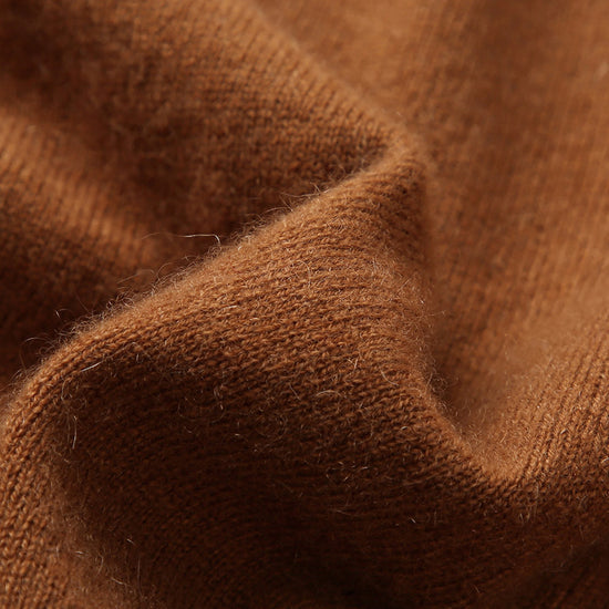 COMOBOCA 100% Cashmere Women's Turtleneck Cable Knit Sweater