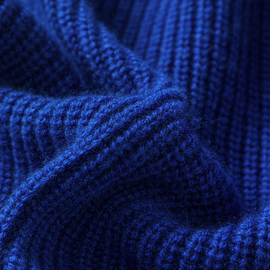 COMOBOCA 100% Wool Women's Knit Zipper Cardigan with Pockets