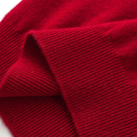 COMOBOCA 100% Wool Kids' Argyle Pattern Round Neck Sweater