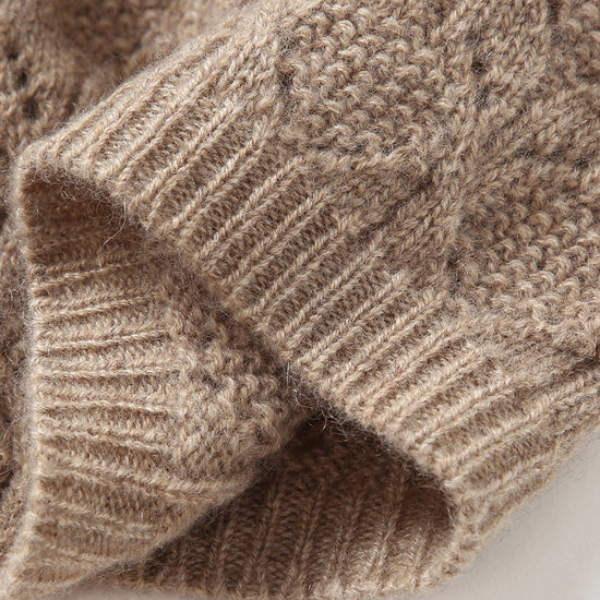 COMOBOCA 100% Cashmere Luxurious Knit Beanie