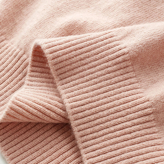 COMOBOCA 100% Wool Kids' Panda Pattern Round Neck Sweater