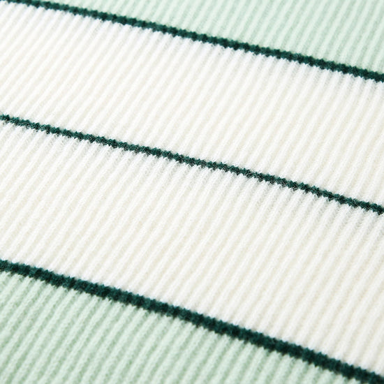 COMOBOCA 100% Cashmere Women's Striped Crewneck Sweater