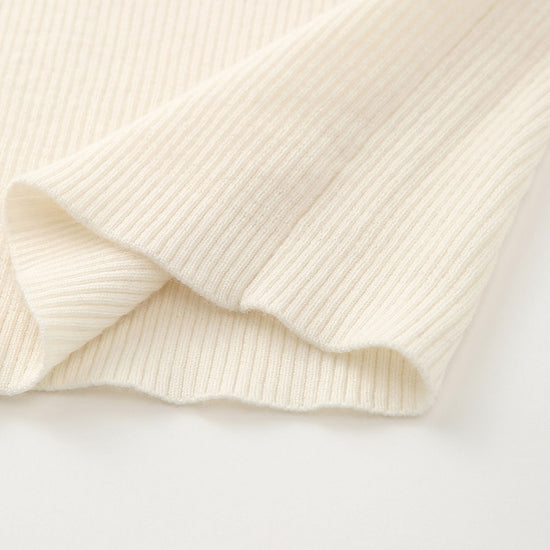 COMOBOCA 100% Wool Women's Sleek Ribbed Knit Tank Top