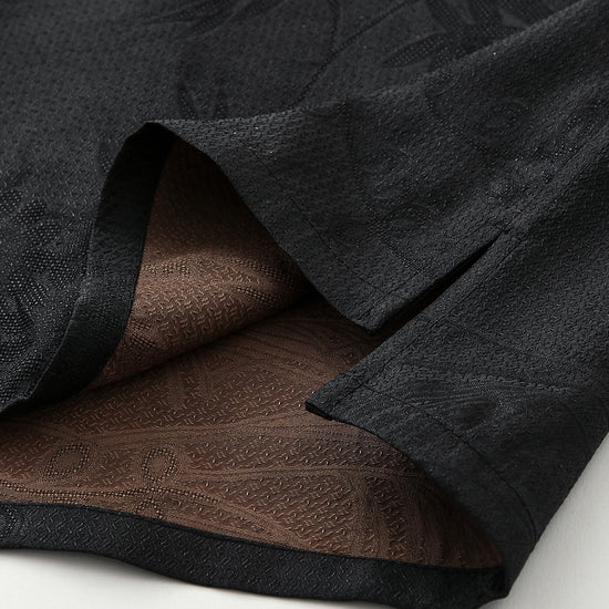 COMOBOCA Women's Dual Color T-Shirt with Textured Floral