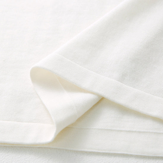 COMOBOCA Women's Embroidered Short Sleeve Knit Top