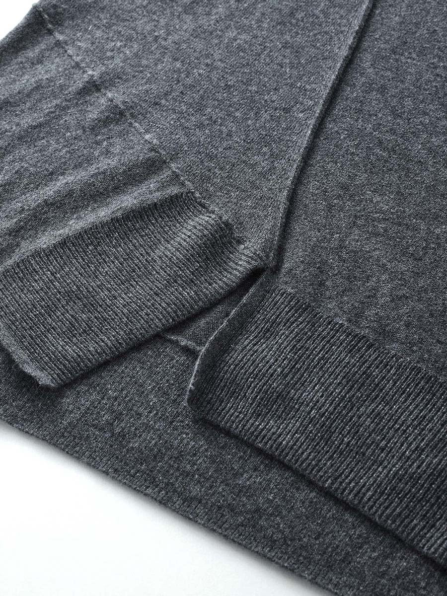 COMOBOCA 100% Cashmere Women's Asymmetric Turtleneck Sweater