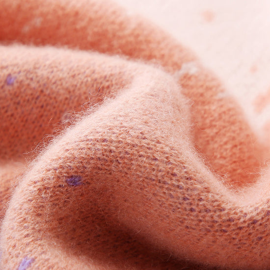 COMOBOCA 100% Cashmere Women's Ombre Gradient Color Knit Sweater