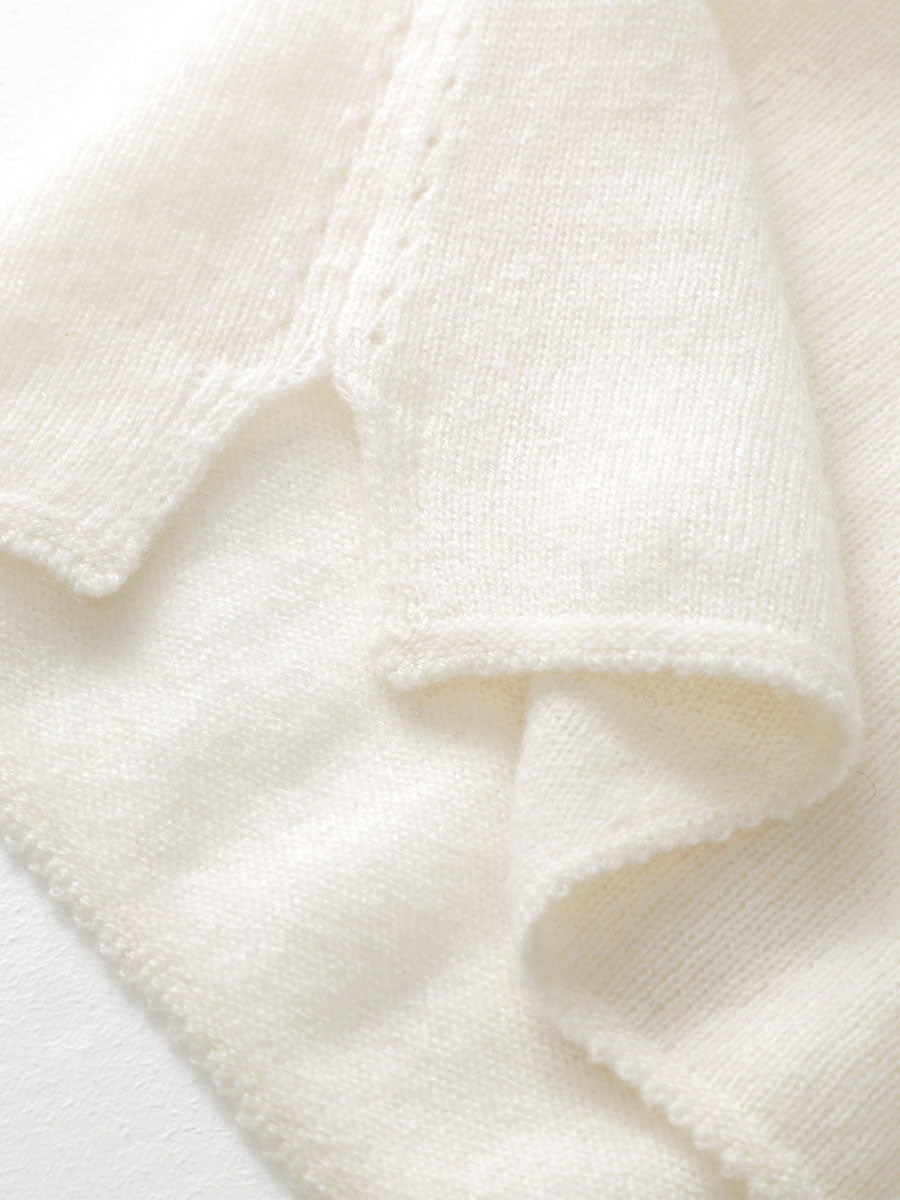 COMOBOCA 100% Cashmere Women's Loose Knit Sweater