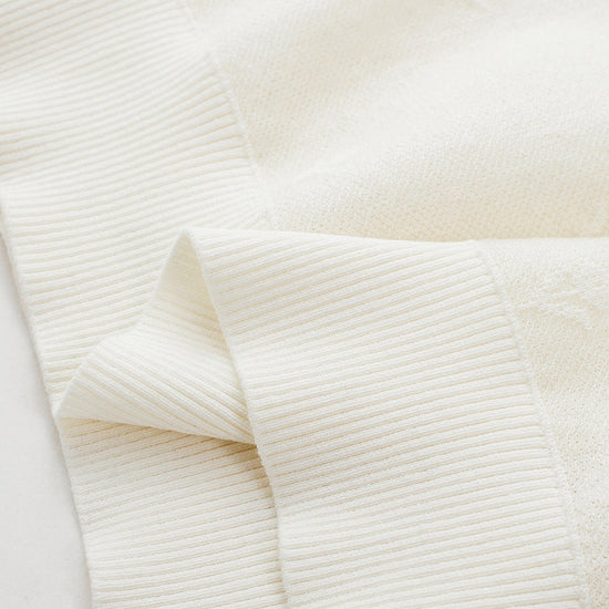 COMOBOCA Women's Fair Isle Striped Knit Top