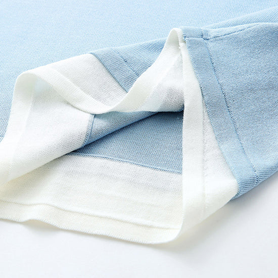 COMOBOCA Women's Layered Round Neck Knit Sweater