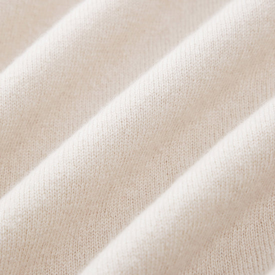 COMOBOCA 100% Wool Women's Color Block Knit Sweater