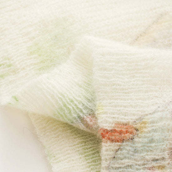 COMOBOCA Women's Bunny Printed Round Neck Sweater