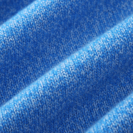 COMOBOCA 100% Wool Women's Contrast Trim Knit Sweater