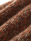 COMOBOCA 100% Cashmere Ribbed Knit Beanie