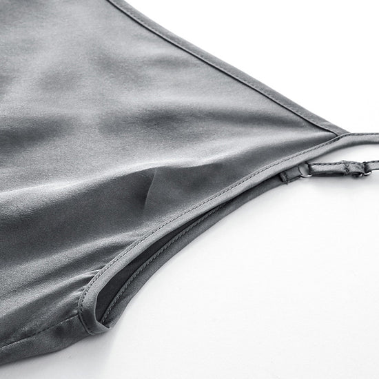 COMOBOCA Women's Silk Adjustable Straps V-Neck Camisole