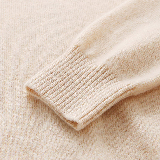 COMOBOCA 100% Cashmere Women's Double Zip Hoodie