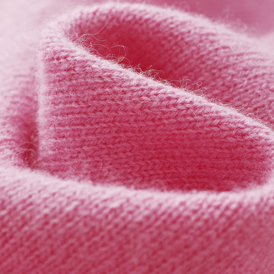 COMOBOCA 100% Wool Kids' Tie-Neck Contrast Trim Sweater