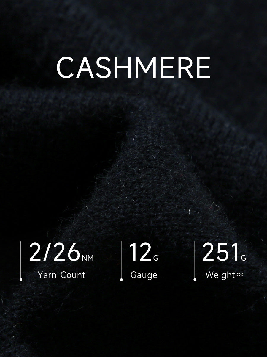 COMOBOCA 100% Cashmere Women's Sailor Collar Cardigan