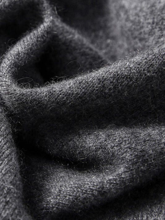 COMOBOCA 100% Cashmere Women's Knit Pleated Skirt