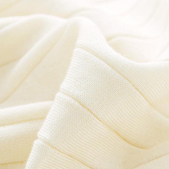 COMOBOCA Women's Ruffled Cap Sleeve Ribbed Knit Blouse