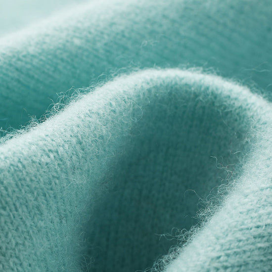 COMOBOCA 100% Wool Kids' Colorful Buttons Round Neck Cardigan