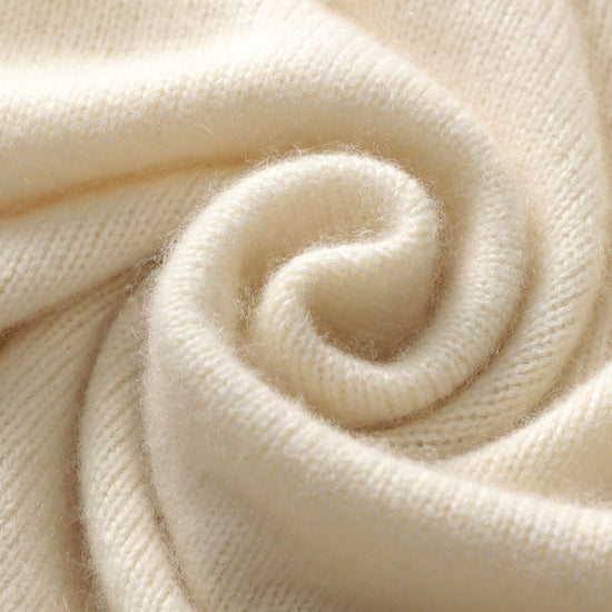 COMOBOCA 100% Cashmere Women's Knit Zip Up Cardigan Sweater