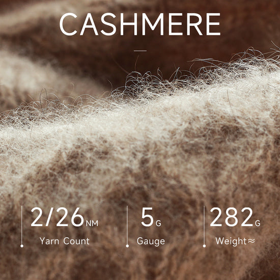 COMOBOCA 100% Cashmere Women's Patchwork Cable Knit Sweater