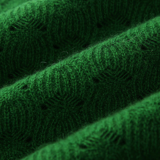 COMOBOCA 100% Cashmere Women's Cable Knit Sweater