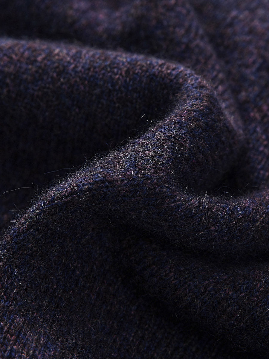 COMOBOCA 100% Cashmere Women's Ribbed Turtleneck Sweater