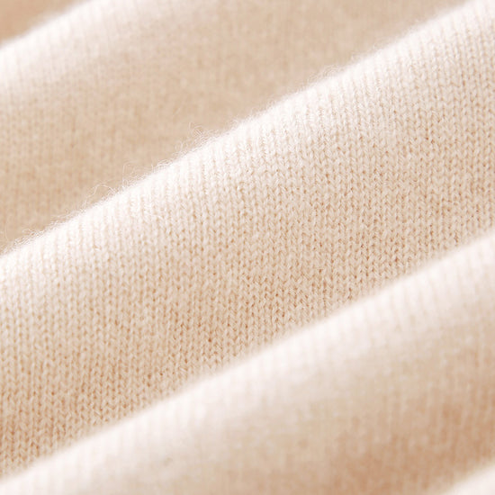 COMOBOCA 100% Cashmere Women's Colorful Side Stripes Knit Sweater