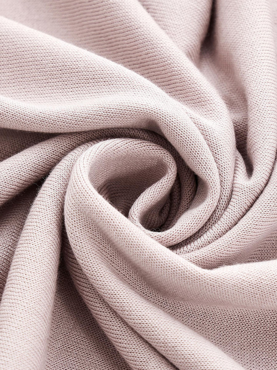 COMOBOCA Women's Side Ruched Mock Neck Knit T-Shirt